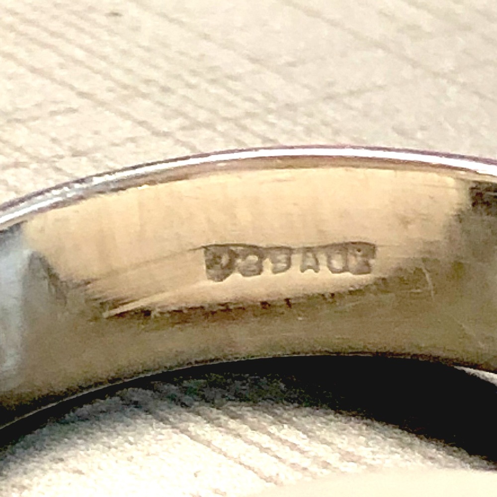 925 Sterling Silver Band, Size 7 - Picture 2 of 2